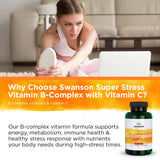 Swanson Super Stress B-Complex controle-qualite-lab traçabilité et pureté garanties.