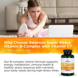 Swanson Super Stress B-Complex, tests tiers indépendants, pureté et puissance vérifiée.