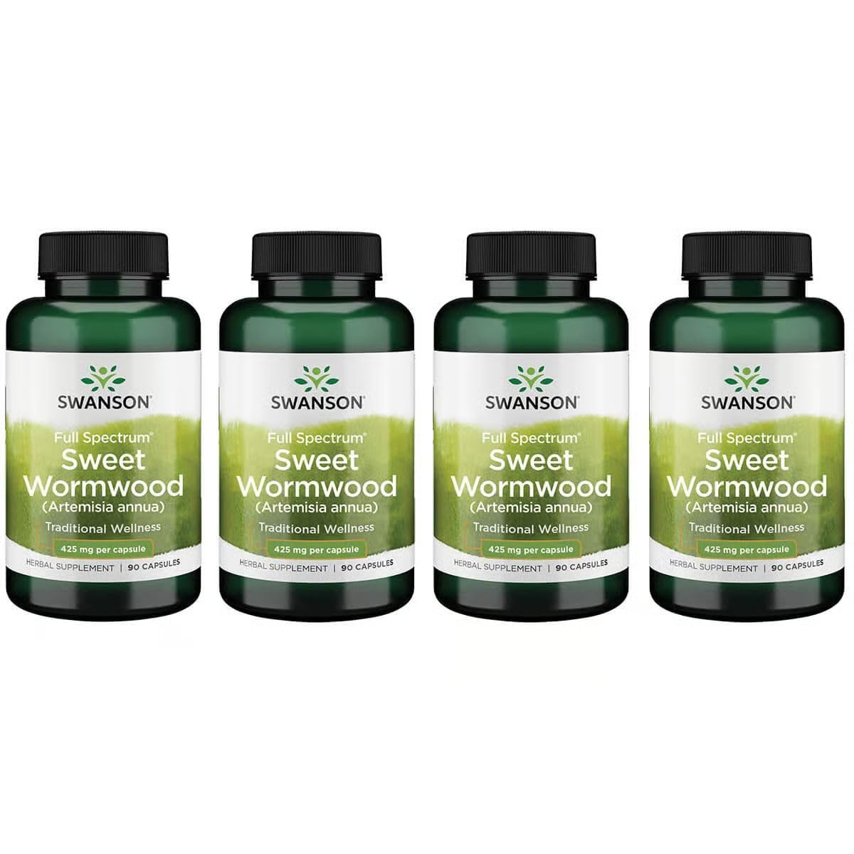 Swanson Sweet Wormwood – boîte et étiquette visibles, présentation du produit et bénéfices potentiels.