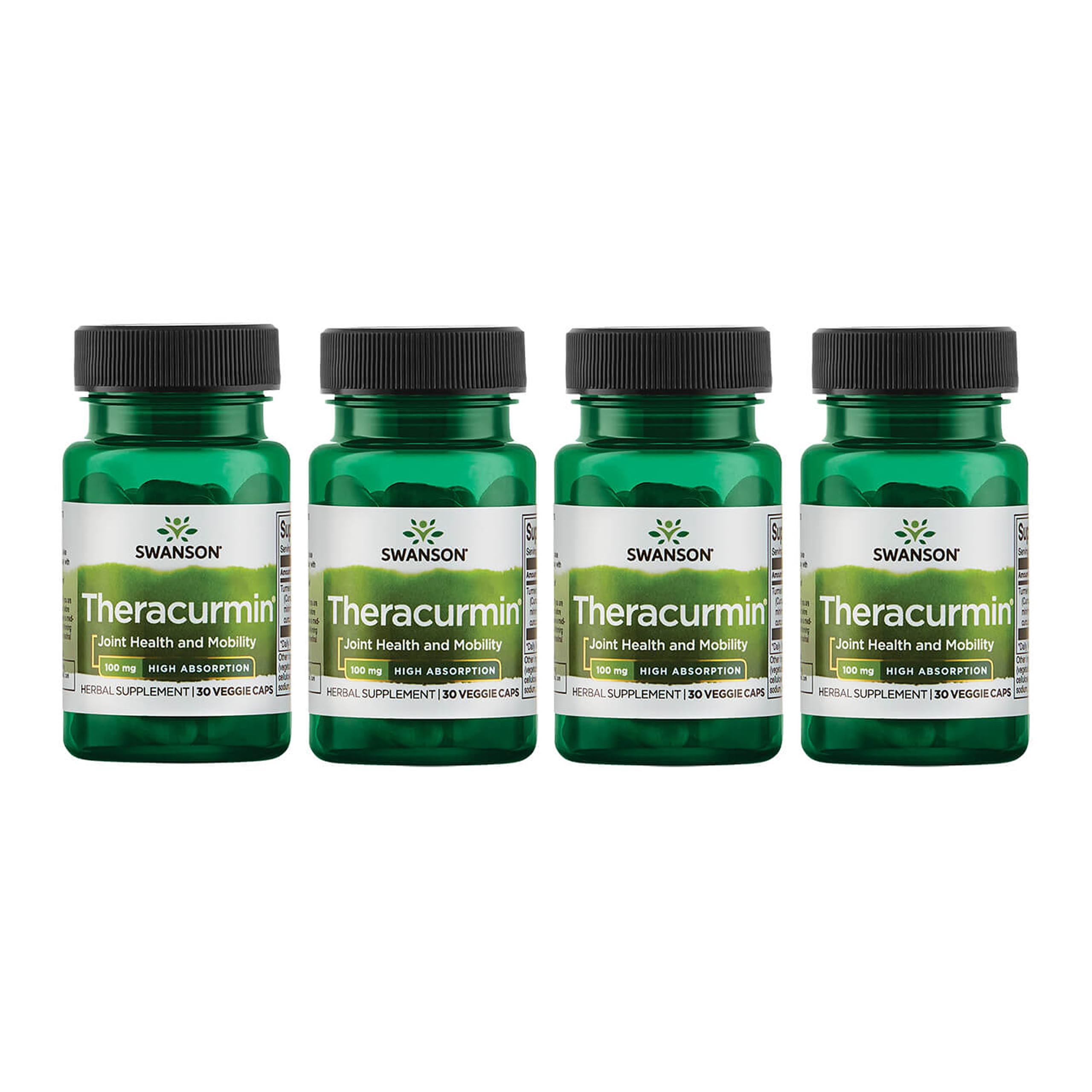 Swanson Theracurmin – bouteille de capsules, soutien quotidien des articulations.