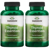 Swanson Thyroid Essentials – emballage principal prêt à l’emploi pour routine quotidienne
