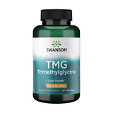Swanson TMG capsules dans une bouteille — soutien potentiel du foie et du cœur