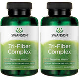 Swanson Tri-Fibres Complexe en bouteille, soutien digestif potentiel et régularité.