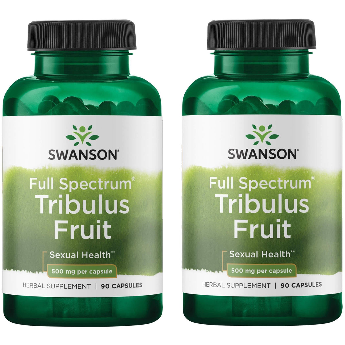 Swanson Tribulus fruit 500 mg, capsules, soutien potentiel au bien-être général