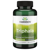 Swanson Triphala standardisé, flacon de 120 capsules, soutien digestif naturel et équilibrant.