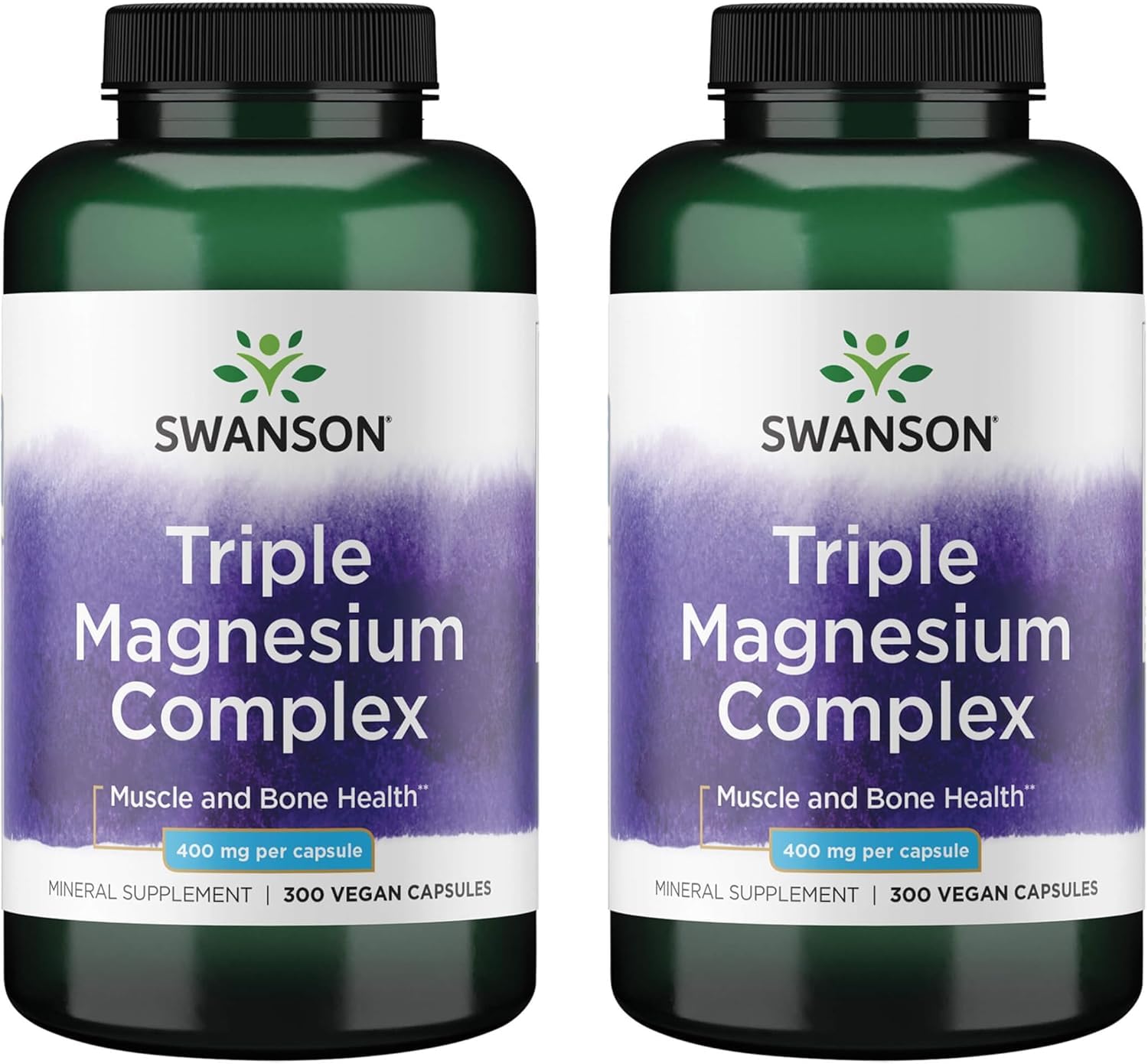 Swanson Triple Magnesium Complex: bouteille prête à soutenir le quotidien.