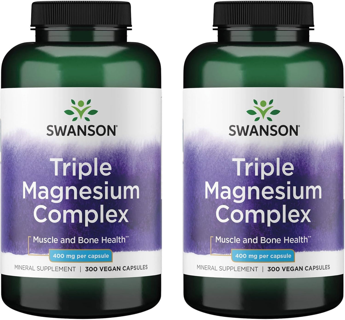 Swanson Triple Magnesium Complex: bouteille prête à soutenir le quotidien.