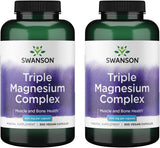 Swanson Triple Magnesium Complex: bouteille prête à soutenir le quotidien.