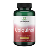 Swanson Ubiquinol 100 mg, boîte 120 gélules, format pratique pour le quotidien.
