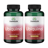 Swanson Ubiquinol bouteille 100 mg et gélules prêtes à l’emploi pour énergie potentielle.