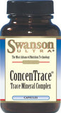 Swanson ULT CONCENTRACE Trace MIN, étiquette capsules: pratique et éthique sans OGM.