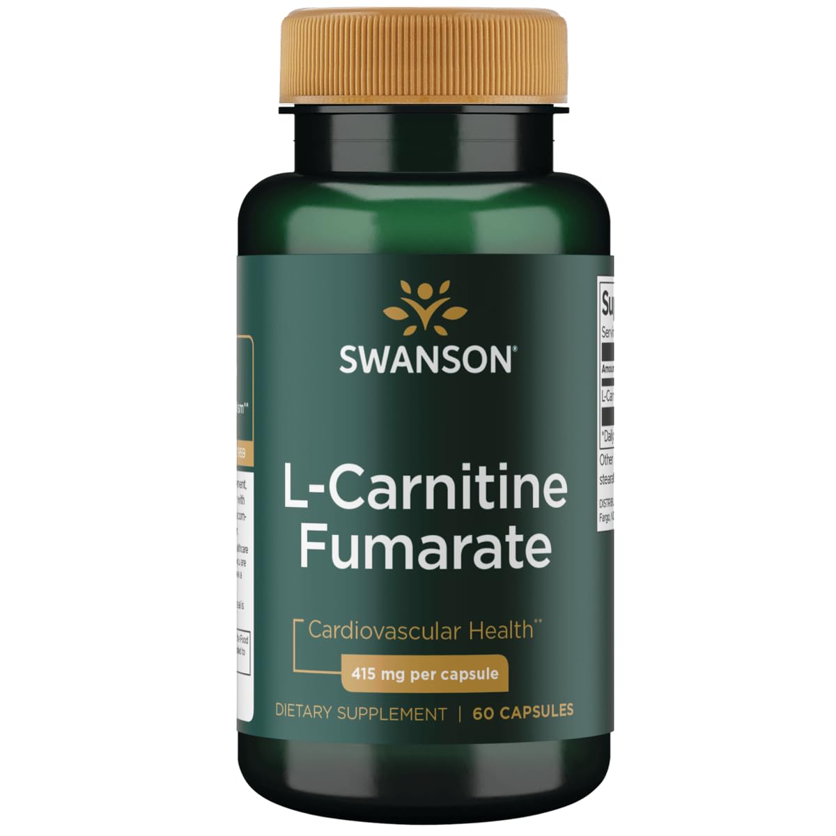 Swanson ULT L-CARNITINE Fumarate, bouteille: soutien potentiel du métabolisme et énergie quotidienne.