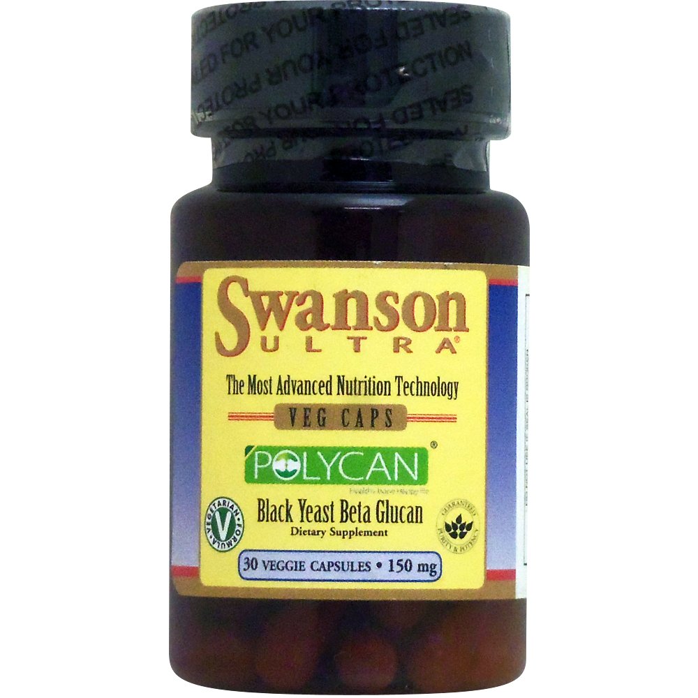 Swanson Polycan levure noire, bouteille, soutien potentiel de la solidité osseuse
