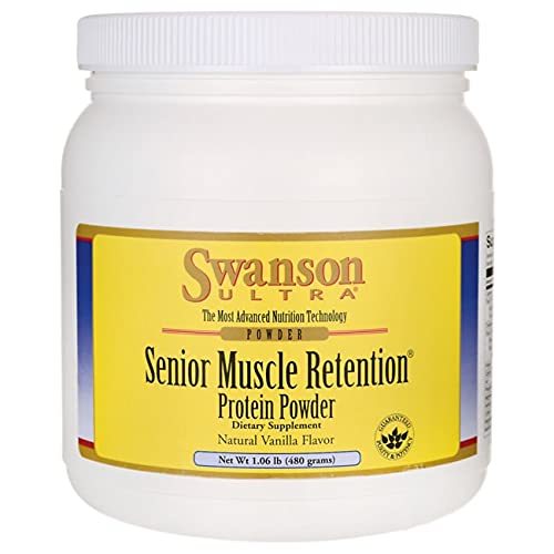 Swanson ULT Senior Muscle, protéine 25 g par portion, option pratique.