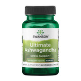 Swanson Ashwagandha KSM-66, capsules, soutien au stress et à la détente au quotidien.