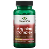 Swanson Ultra Arginine Complex bouteille: formule soutenant potentiellement la circulation.