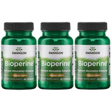 Swanson Ultra Bioperine 10 mg, bouteille de 60 capsules, améliore l'absorption des nutriments.