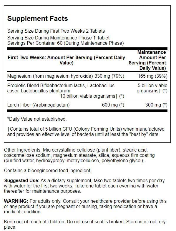 Swanson Ultra Pro-Oxy-Biotic: bouteille et comprimés faciles à prendre
