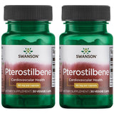 Swanson Ultra pterostilbene 50 mg, capsules végétales, soutien antioxydant potentiel et énergie durable.