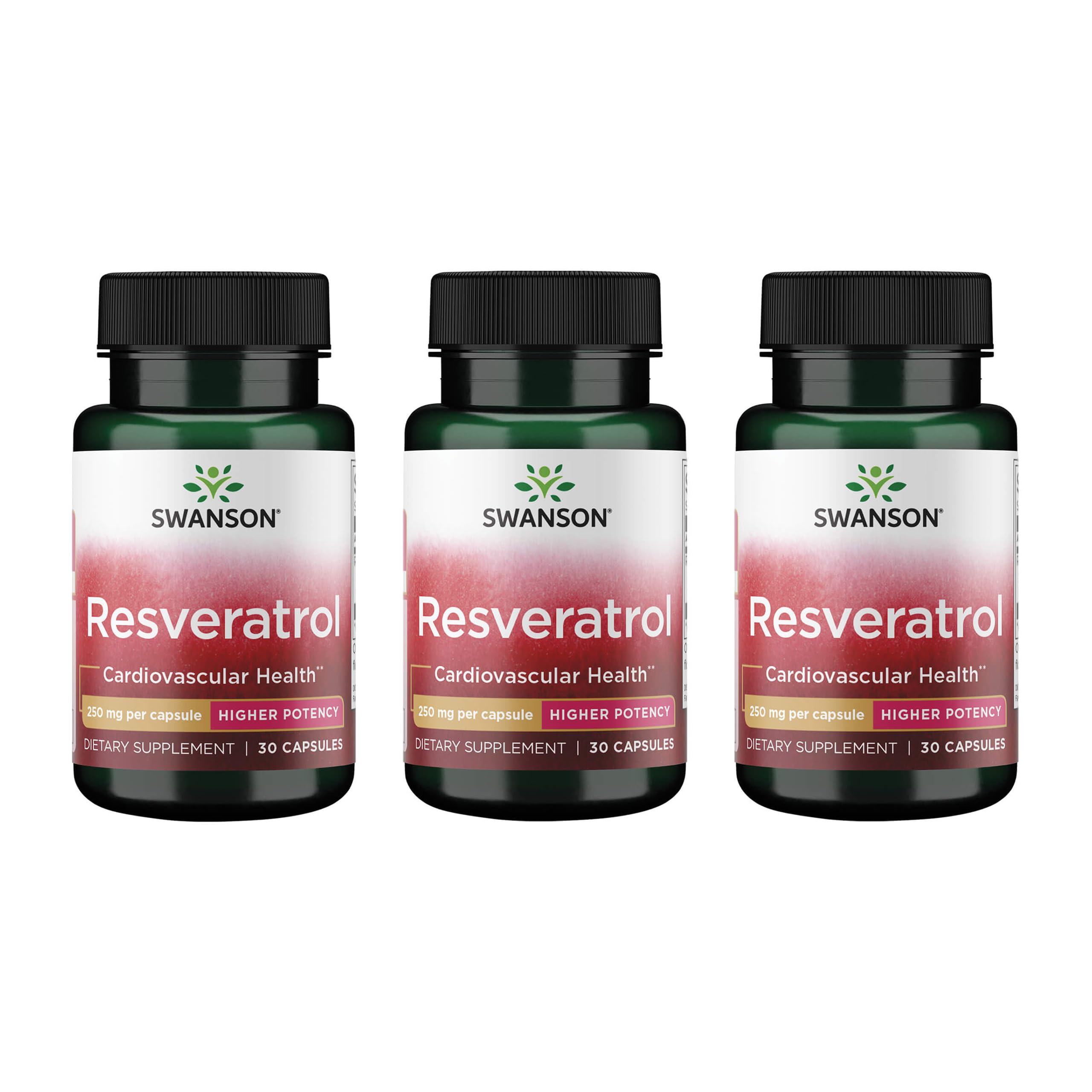 Swanson Ultra Resveratrol – bouteille 250 mg, format pratique au quotidien.