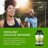 Utilisation quotidienne Swanson Agaricus Blazei Extract pour une routine santé.
