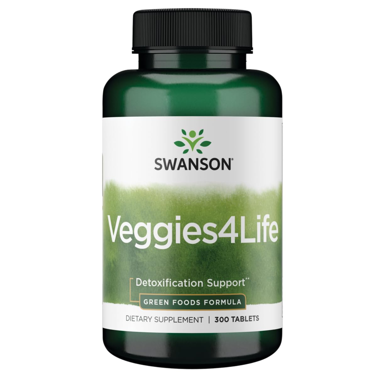Swanson Veggies4Life – bouteille de tablettes, soutien nutritionnel pratique au quotidien.