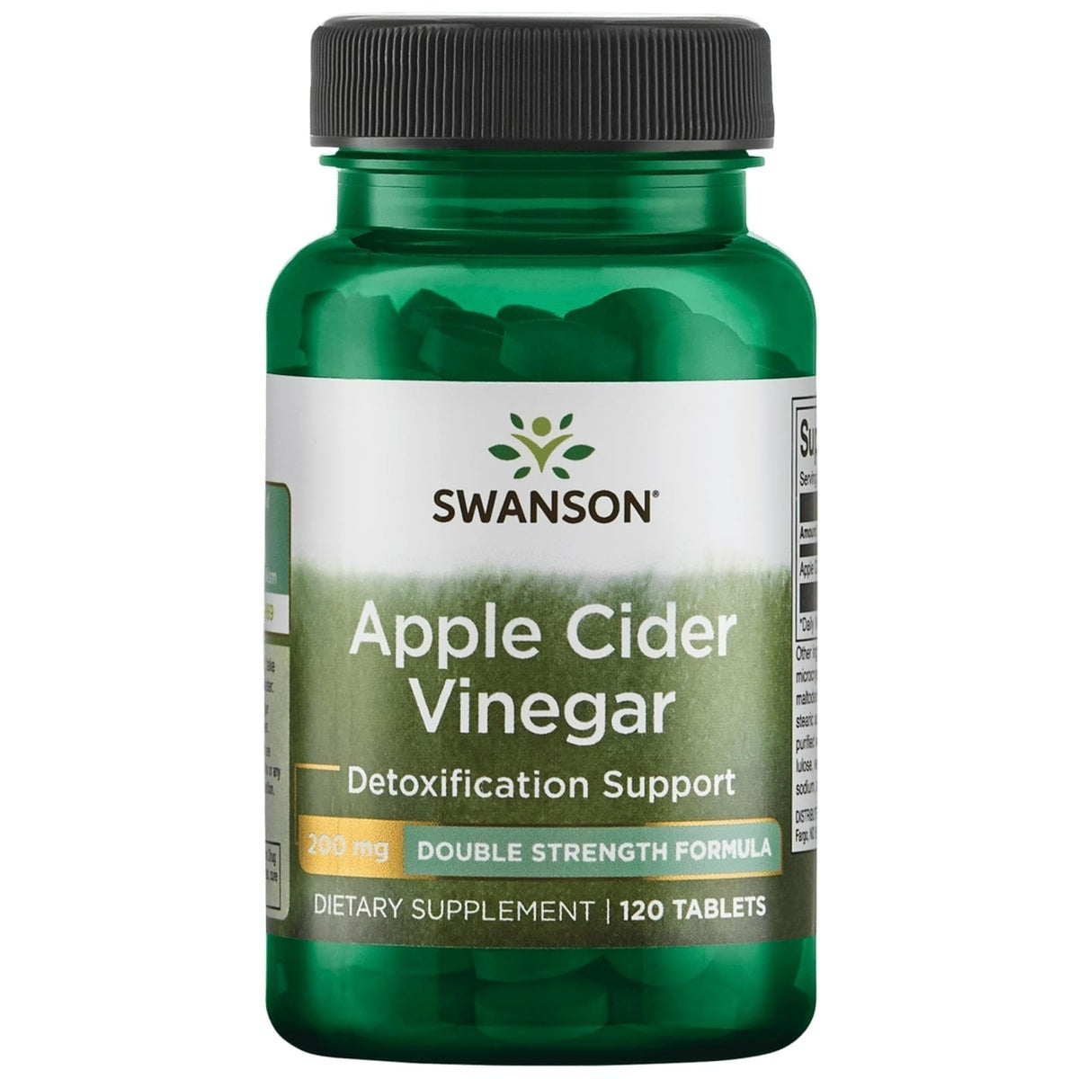 Swanson Vinaigre de cidre double force – bouteille pratique pour la routine bien-être.
