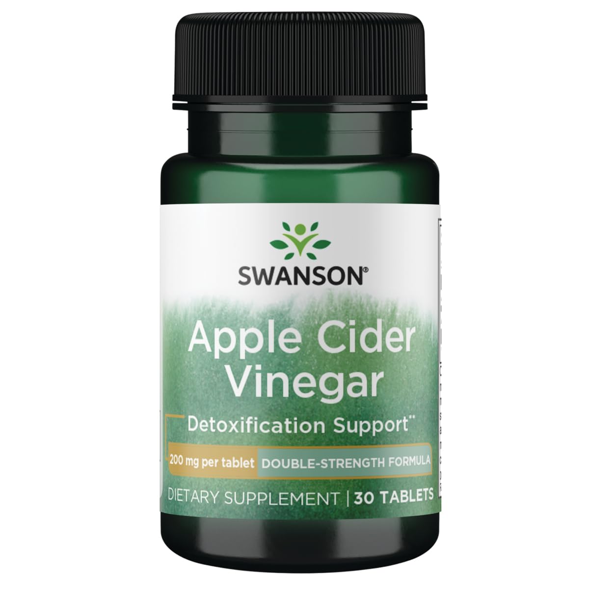 Swanson vinaigre de cidre pomme double force, bouteille prête à l'emploi, soutient potentiellement l'énergie quotidienne