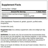 Swanson Vitamine A, bouteille: format pratique pour l usage quotidien.