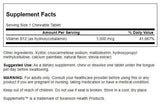 Swanson vitamine B-12 1000 mcg, comprimés à mâcher goût doux, pratique sans eau.