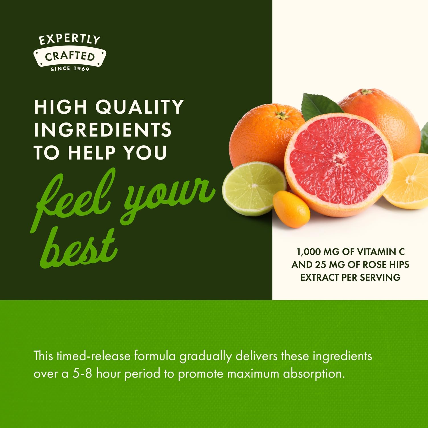 Baies d'églantier utilisées comme source naturelle de vitamine C dans Swanson.