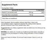 Swanson Vitamine C avec églantier – consommation quotidienne pour énergie et protection antioxydante.