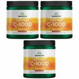 Swanson Vitamine C poudre ascorbique 1000 mg – boîte pratique soutient l'apport quotidien.