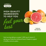 Swanson Vitamine C Poudre—étiquette claire avec les informations de dosage