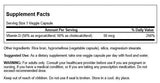 Swanson Vitamine D Complex etiquette: informations claires pour choix sain.