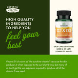 Swanson Vitamine D Complexe - dosage 50 mcg: flexible pour votre routine.