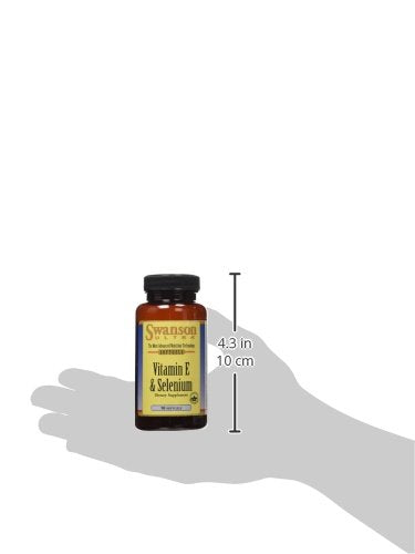Swanson gélules E et Sélénium, flacon compact : idéal pour une routine quotidienne