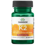 Swanson Vitamine K2 en bouteille, pratique pour la routine quotidienne.