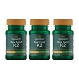 Swanson Vitamine K2 Menaquinone-7 en bouteille affichant le design de l'étiquette et le potentiel soutien cardio-osseux
