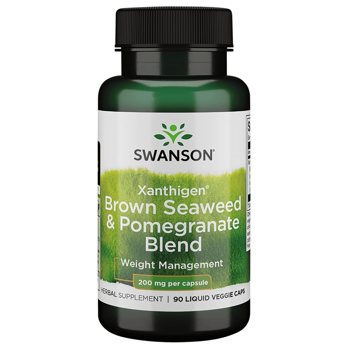 Swanson Xanthigen - bouteille et étiquette affichant le design naturel et informatif.