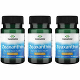Swanson Zeaxanthin 4mg – gélules dans bouteille, soutien oculaire quotidien.