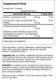 Swanson Zinc-C Pastilles dans une bouteille, goût orange citron idéal pour usage quotidien.
