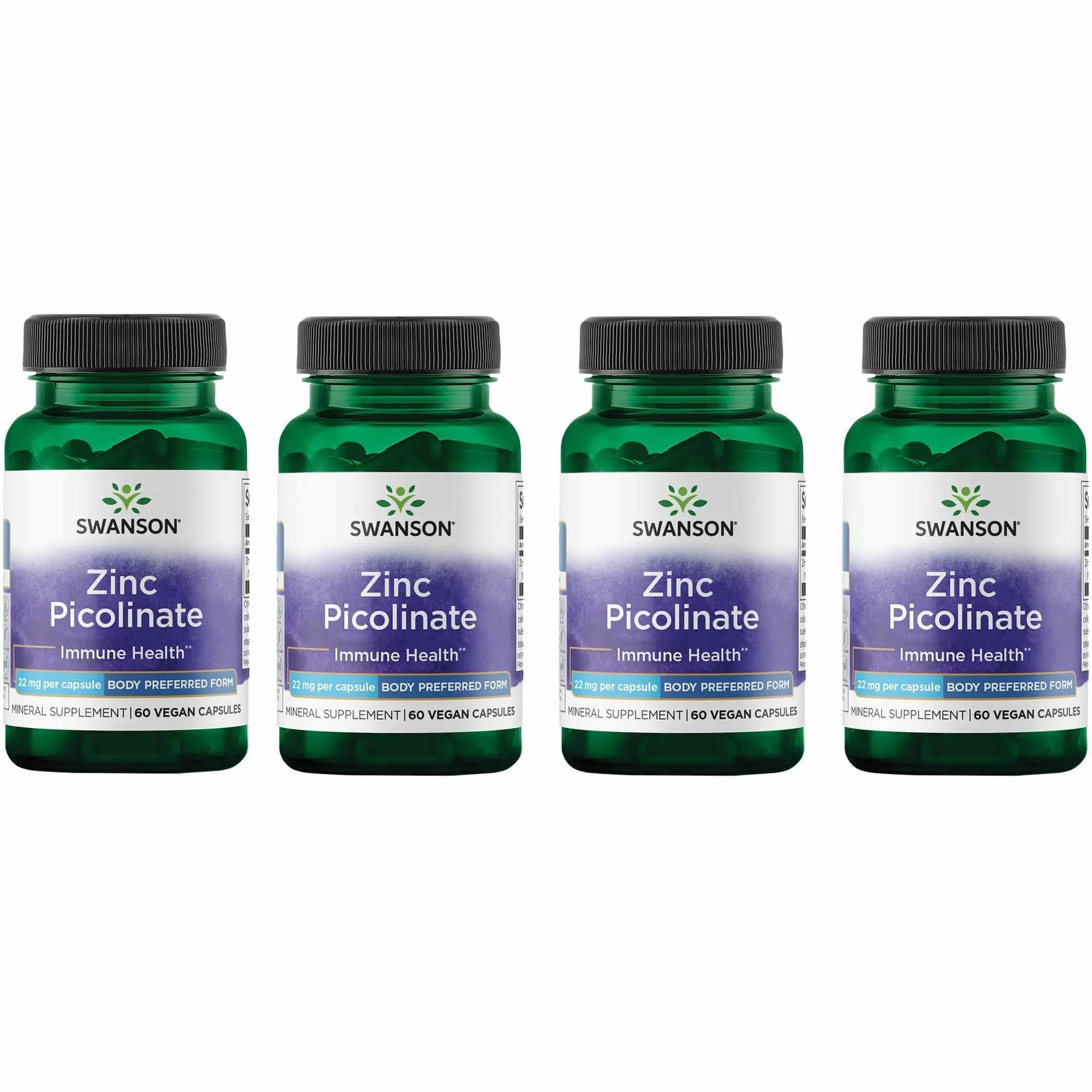 Swanson Zinc Picolinate – capsules faciles à prendre pour soutenir l'immunité.