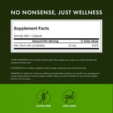 Swanson Zinc Picolinate – dose quotidienne affichée pour une prise régulière.