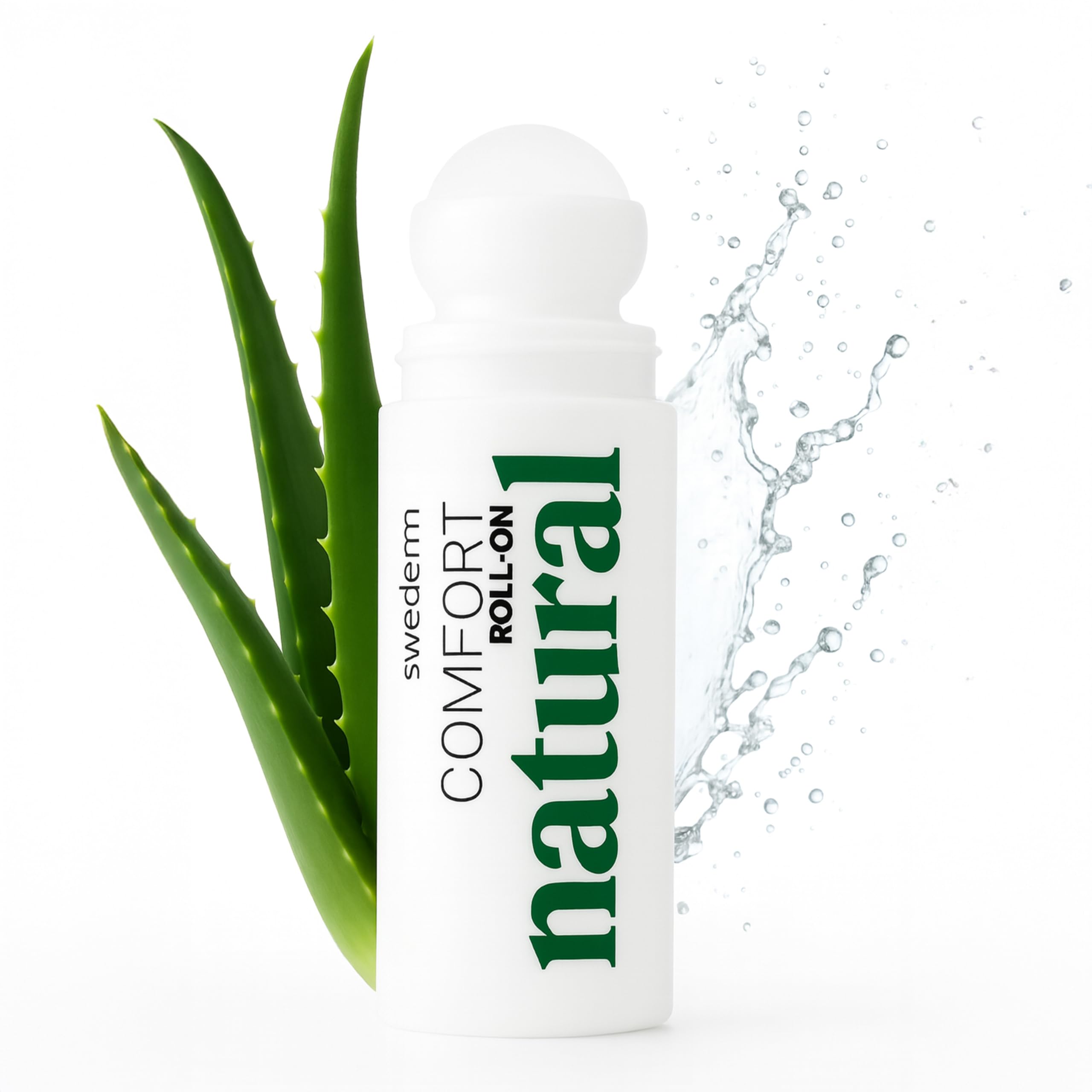 Swederm gel-relief roll-on, bouteille pratique pour apaiser les tensions musculaires.