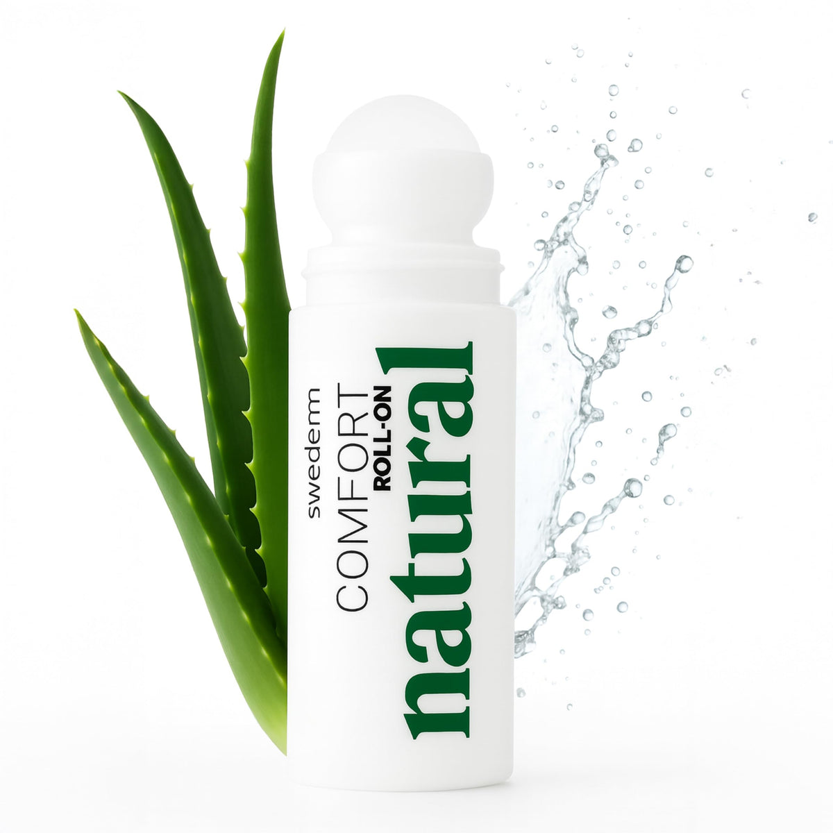 Swederm gel-relief roll-on, bouteille pratique pour apaiser les tensions musculaires.