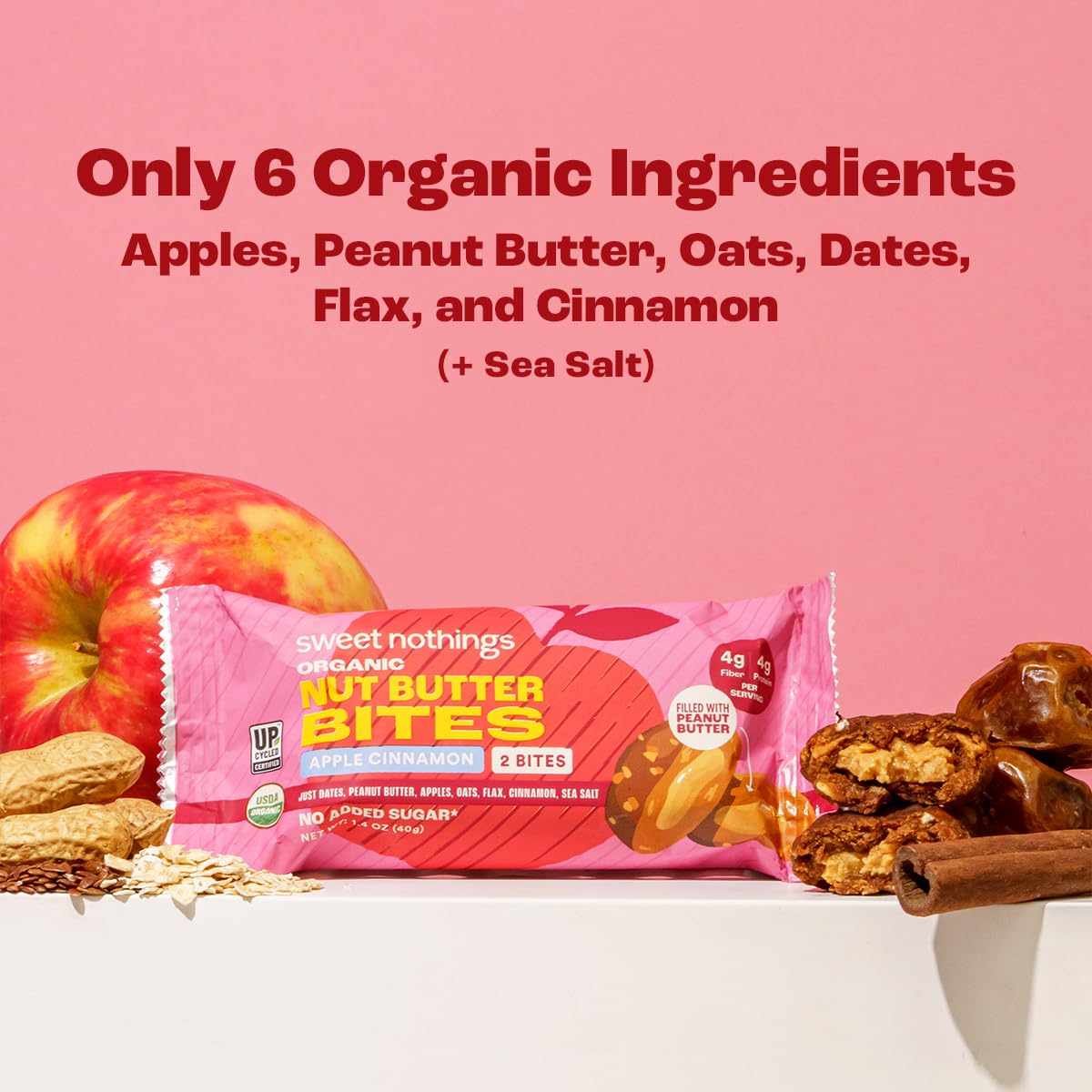 Sweet Nothings ingrédients organiques dattes pour encas sain
