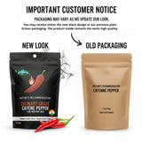 Sweet Sunnah Poudre Cayenne indien, cuillère doseuse prête à ajouter de la chaleur.