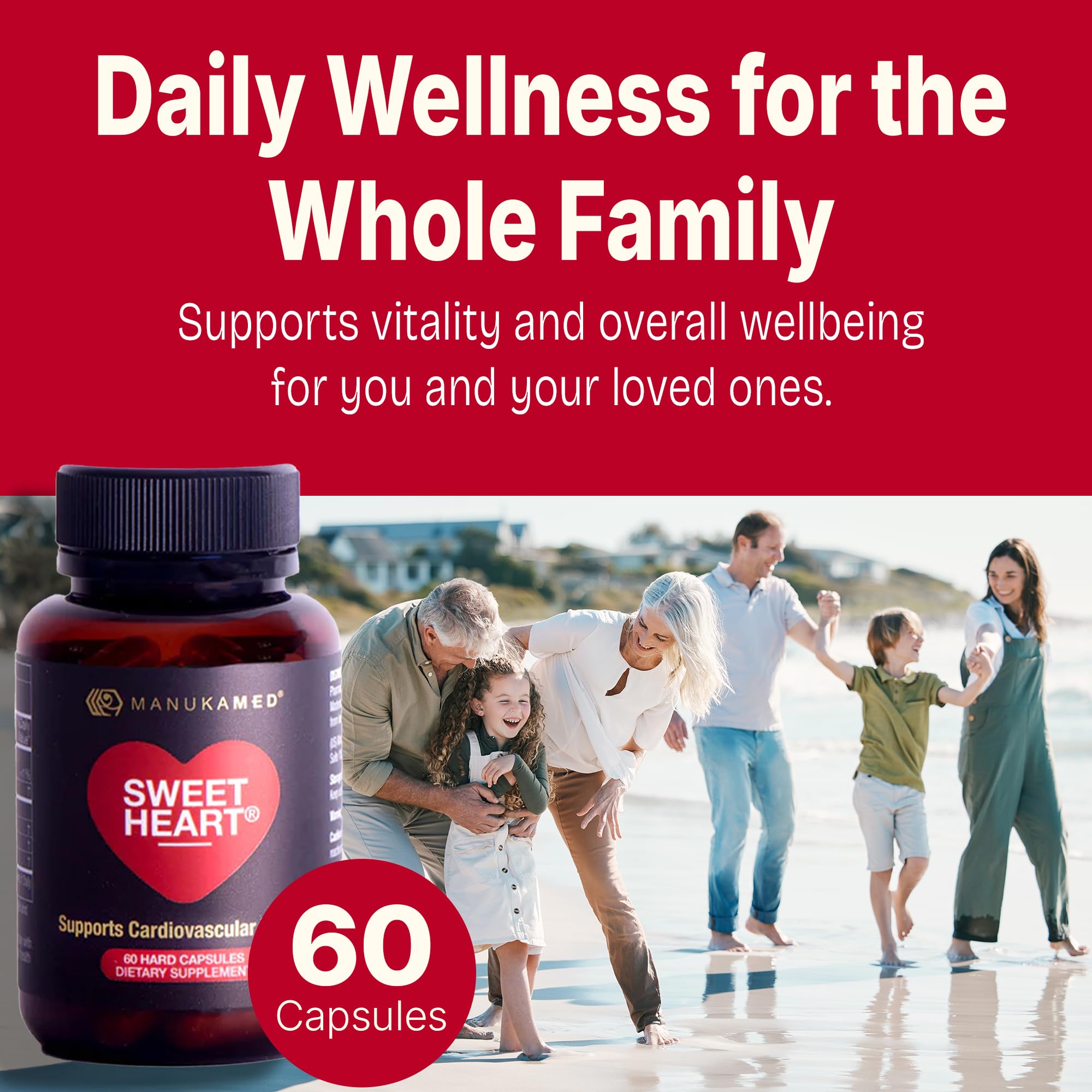 SWEETHEART: emballage sans additifs, naturel et sans gluten.