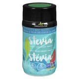 SweetLeaf SteviaClear, bouteille élégante, gouttes naturelles pour sucrer café et thé sans calories.